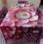 China Premium 3D Print Table Cloth Set - Image 2