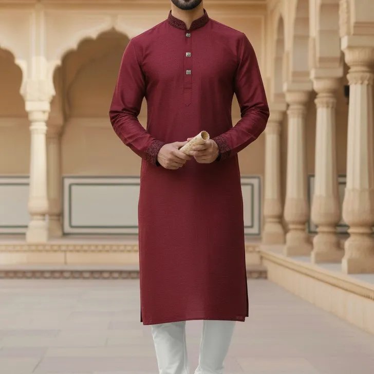 China-Vangchur-Fabric-Premium-Quality-Panjabi-11 China Vangchur Fabric Premium Quality Panjabi - Image 1