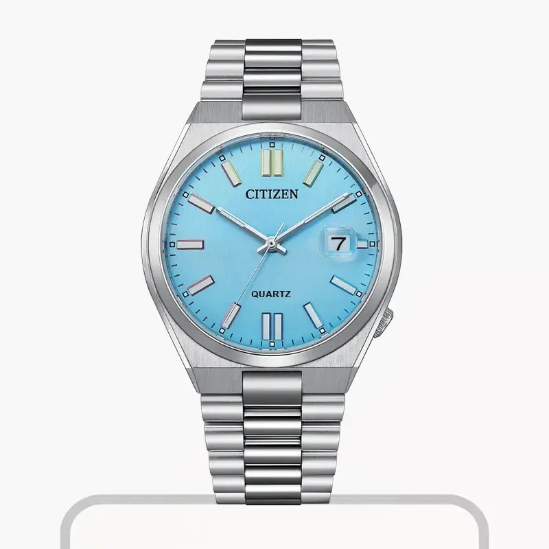 Citizen-Tsuyosa-Mens-Blue-Rainbow-Dial-Watch-1 Citizen Tsuyosa Men's Blue Rainbow Dial Watch - Image 1