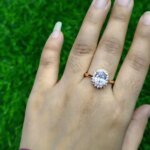 Classic Crystal Crown Ring – Golden Finish - Image 3