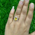 Classic Crystal Crown Ring – Golden Finish - Image 6