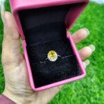 Classic Crystal Crown Ring – Golden Finish - Image 7