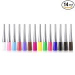 CmaaDu Matte Liquid Eyeliner 14Pcs Set. - Image 3