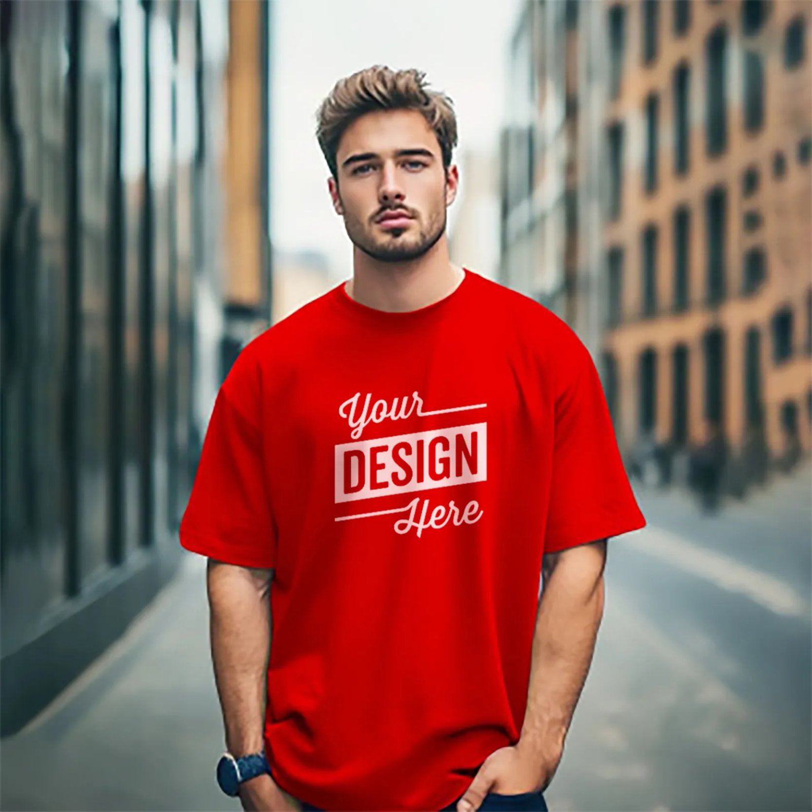 Customize-Your-Drop-Shoulder-T-shirt-1 Customize Your Drop Shoulder T-shirt - Image 1