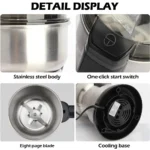 Cute 2024 New 2024 For Power Coffee Grinder Kitchen Cereal Nuts Beans Spices Grains Grinder Machine Multifunctional Coffee Grinder - Image 5