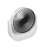 Desktop Mini Fan, Wide Angle Portable Rechargeable Desk Fan - Image 5