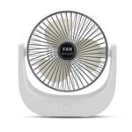 Desktop Mini Fan, Wide Angle Portable Rechargeable Desk Fan - Image 3