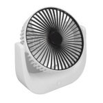 Desktop Mini Fan, Wide Angle Portable Rechargeable Desk Fan - Image 4