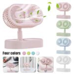 Double Motor Folding Table Top Fan - Image 4