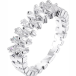 Double Rows Diamond Rings for Womens - Image 4