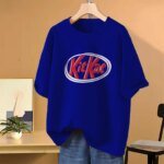 Drop shoulder T-shirt for Women (Blue)