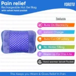 Electric Hot Water Bag Pain Remover - Multicolour - Hot Water Bag - Image 5