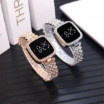 Elegant Luxury Full Diamond Touch Screen Ladies Watch
