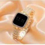 Elegant Luxury Full Diamond Touch Screen Ladies Watch - Image 5