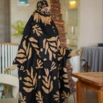 Elegant Palazzo long Khimar Set
