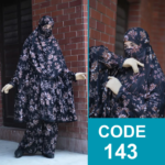 Elegant Palazzo long Khimar Set - Image 4
