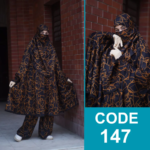 Elegant Palazzo long Khimar Set - Image 3