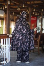 Elegant Palazzo long Khimar Set - Image 2