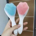 Face Scrubber Brush Silicone Facial Cleansing Brush Face Wash Brush (Pack of 1) - Image 3