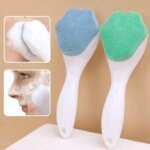 Face Scrubber Brush Silicone Facial Cleansing Brush Face Wash Brush (Pack of 1) - Image 2