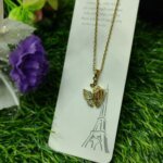 Fantasy Colorful Acrylic Butterfly Pendant Necklace  For Womens - Image 4