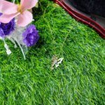 Fantasy Colorful Acrylic Butterfly Pendant Necklace  For Womens - Image 4