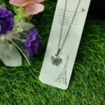 Fantasy Colorful Acrylic Butterfly Pendant Necklace  For Womens - Image 5