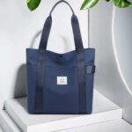 Fashion Shopping Bag (blue) - Image 3