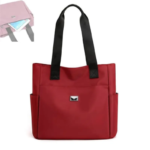 Fashion Shopping Bag (maroon) - Image 2