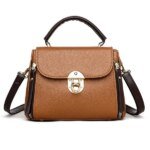 Fashion Shoulder For Women Ladies Crossbody Hand Bags Luxury Purses And Handbags New (Brown) - Image 2