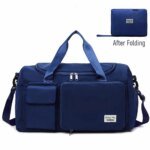 Fashionable Large Capacity Travel & Gym Bag - Blue - Image 2