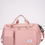 Fashionable Large Capacity Travel & Gym Bag - Pink