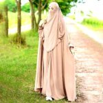Floor Touch Long Abaya-ফ্লোর টাচ লং আবায়া - Image 3