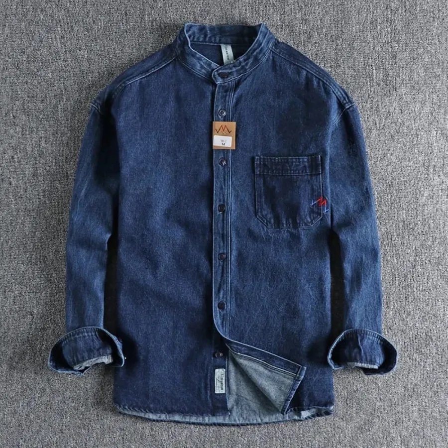 Full-sleeve-Denim-Shirt-1 Full sleeve Denim Shirt - Image 1