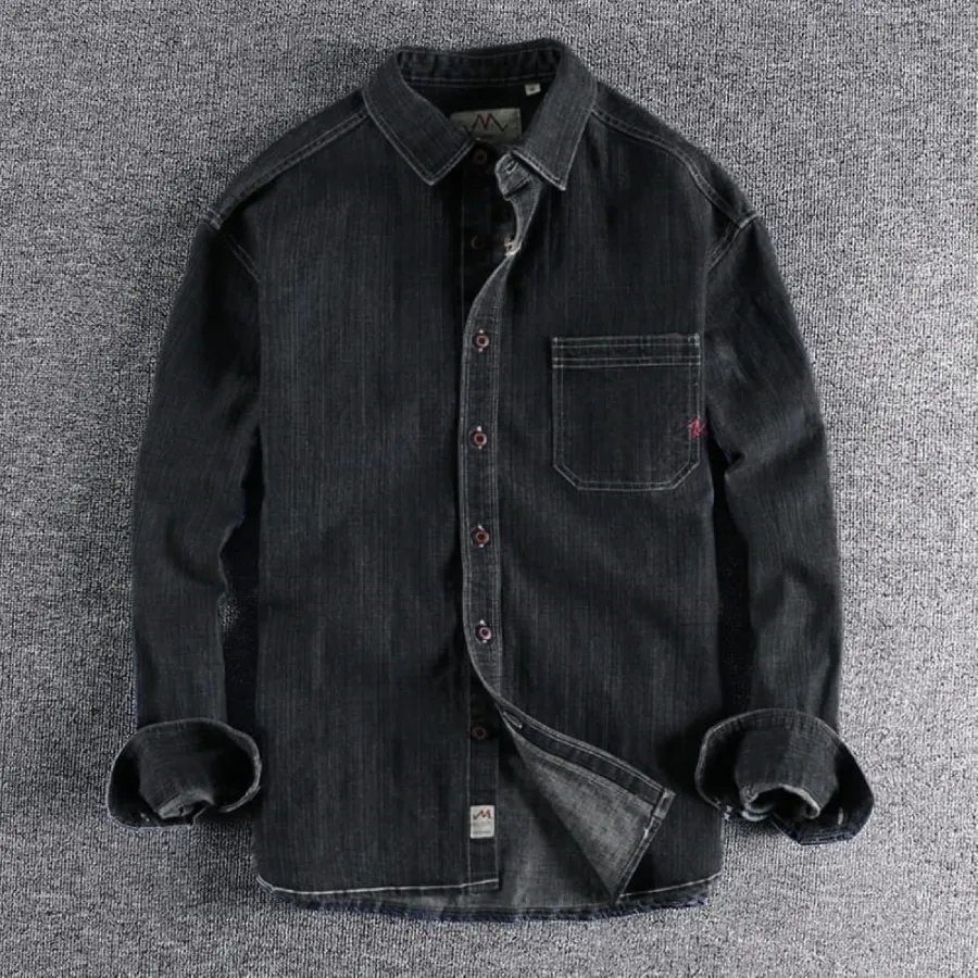 Full-sleeve-Denim-Shirt-3 Full sleeve Denim Shirt - Image 1