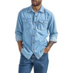 Full sleeves denim washed Shirt - Image 2