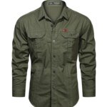 Full sleeves double pocket panel Shirt