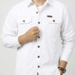 Full sleeves double pocket panel Shirt