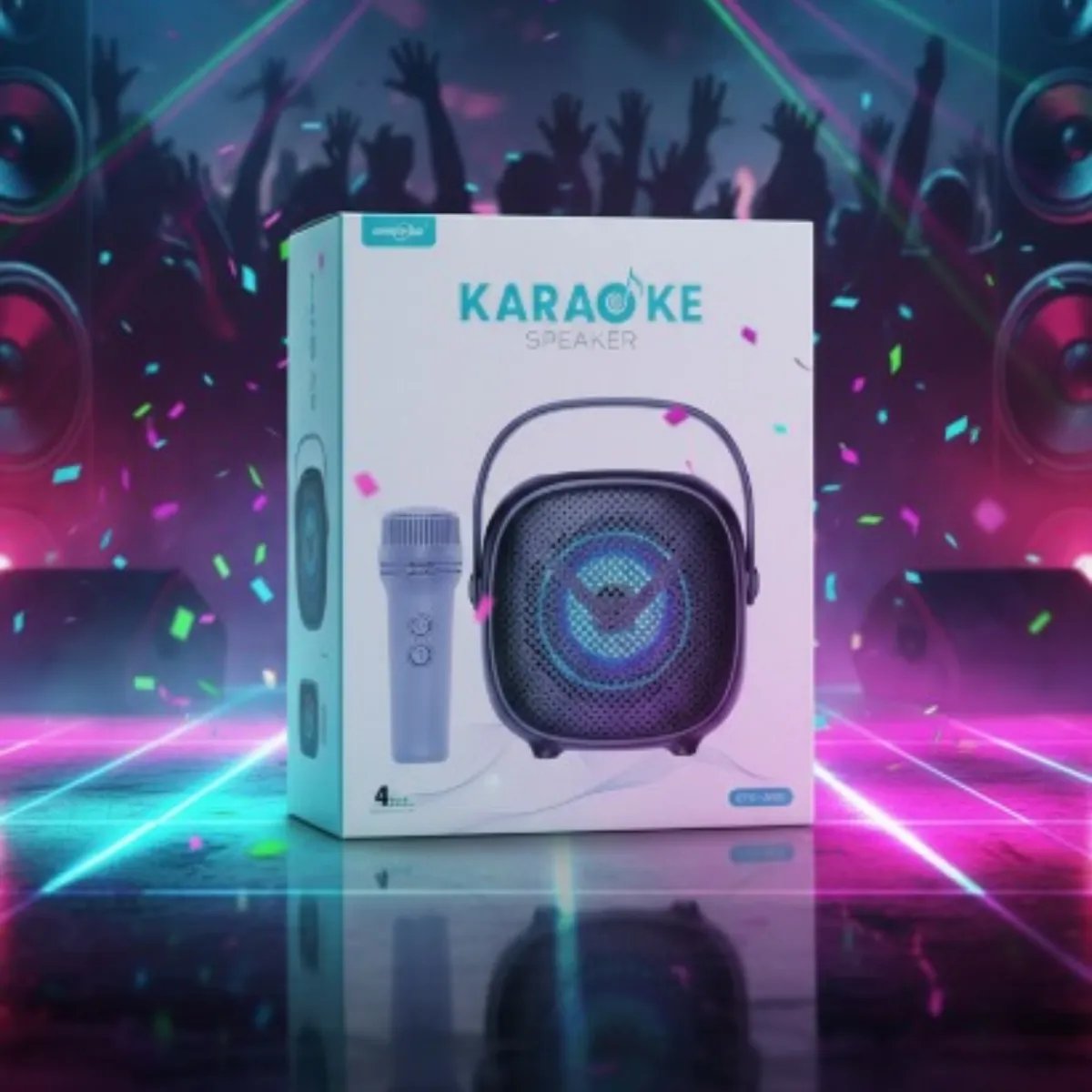 GREATTACE-KARAOKE-SPEAKER-With-Microphone GREATTACE KARAOKE SPEAKER With Microphone - Image 1