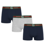 GUCCI 3-Pack Boxer Shorts Men's Trunks ( Multi Color) - Image 2