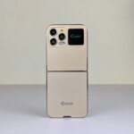 Gretel G7 Flip Folding Phone Dual Display Caseing ( Gold) - Image 4