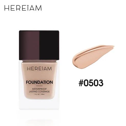 HEREIAM-Waterproof-Lasting-Coverage-FoundationHoney HEREIAM Waterproof Lasting Coverage Foundation(Honey) - Image 1
