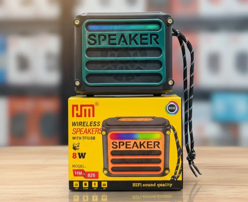 HM-826-portable-wireless-speaker-with-RGB-lighting HM-826 portable wireless speaker with RGB lighting - Image 1