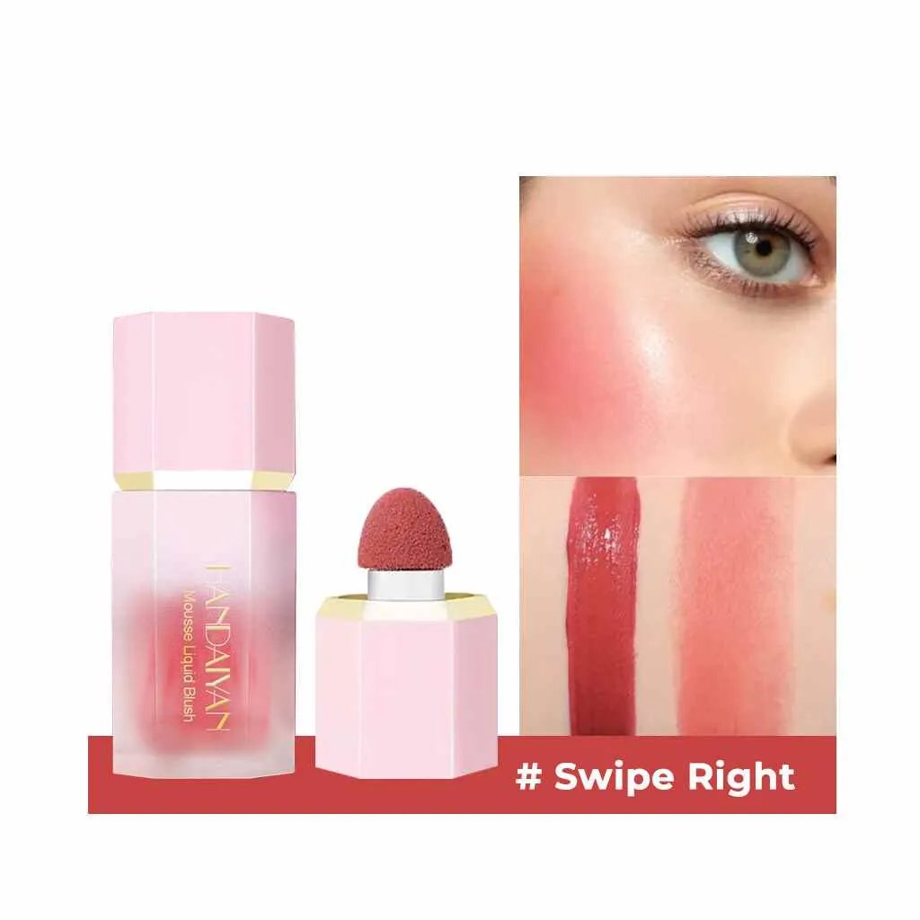 Handaiyan-Mousse-Liquid-Blush-7-ml-shade-sweep-right Handaiyan Mousse Liquid Blush 7 ml shade (sweep right) - Image 1