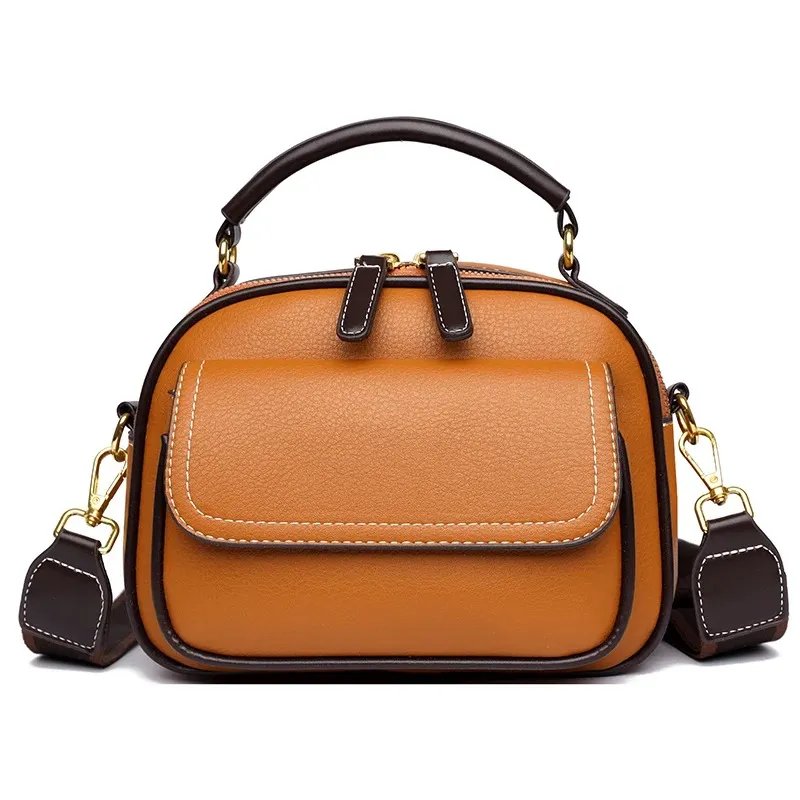 Handbag-soft-small-Shoulder-Pu-Leather-Tote-Hand-Bags-for-Ladies-1 Handbag soft small Shoulder Pu Leather Tote Hand Bags for Ladies - Image 1