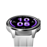 Haylou Solar Neo 1.53" Bluetooth Calling Smart Watch (Silicone+Woven) Strap- Silver - Image 4