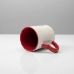 Heart Color Round Handle Coffee, Tea, Water Mug, Add Photo Text Logo Picture Image - Image 3