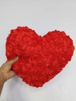 Heart Shape Red Love Pillow | Send Soft Toys as Gifts - Image 2