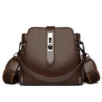 High-quality Messenger Bags For Women Luxury Crossbody Shoulder Bags Female(Coffee) - Image 2