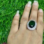 Imperial Violet Crystal Statement Ring - Image 6